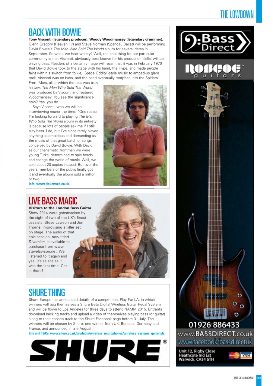 Bass Player UK Preview Pages