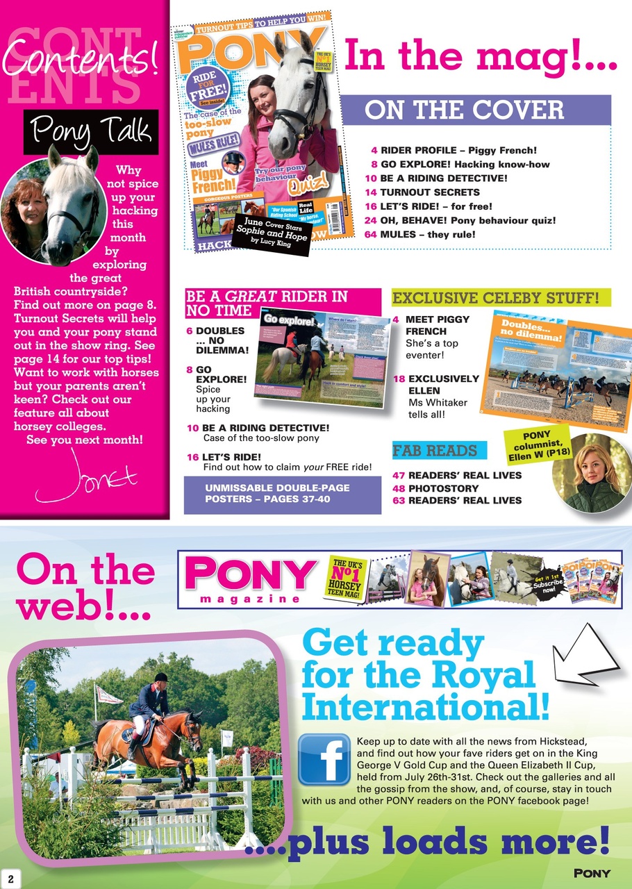 Pony Magazine Preview Pages