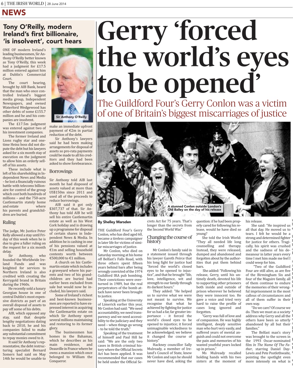 Irish World Preview Pages