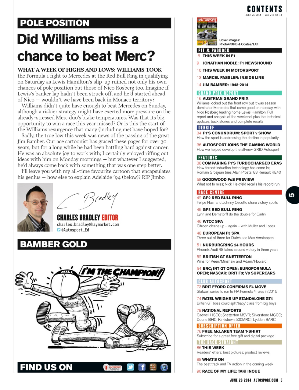 Autosport Preview Pages