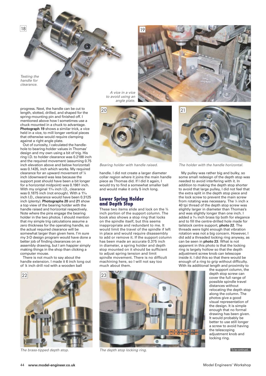 Model Engineer & Workshop Magazine Preview Pages
