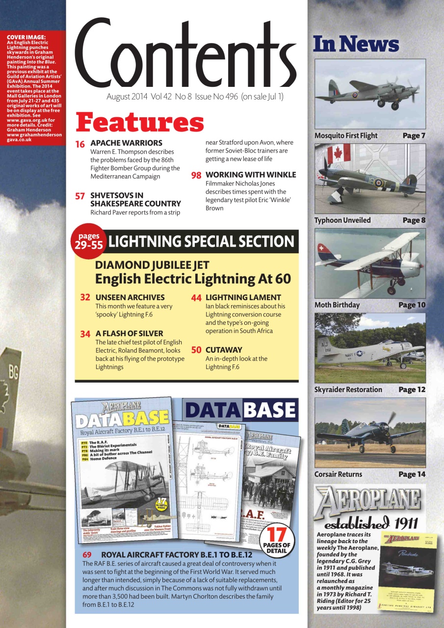 Aeroplane Preview Pages