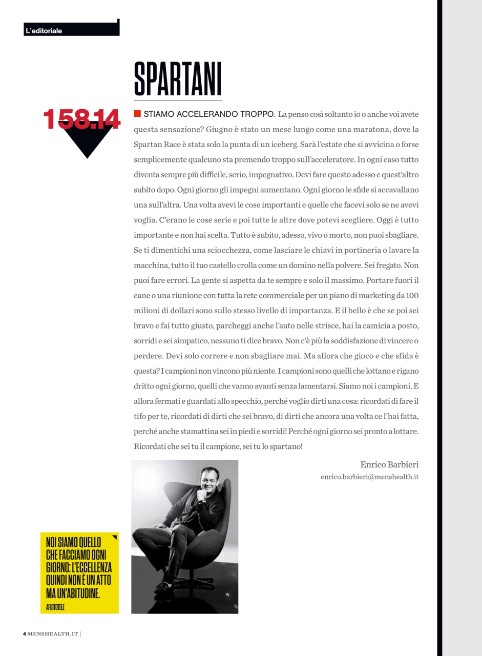 Men's Health Italia Preview Pages
