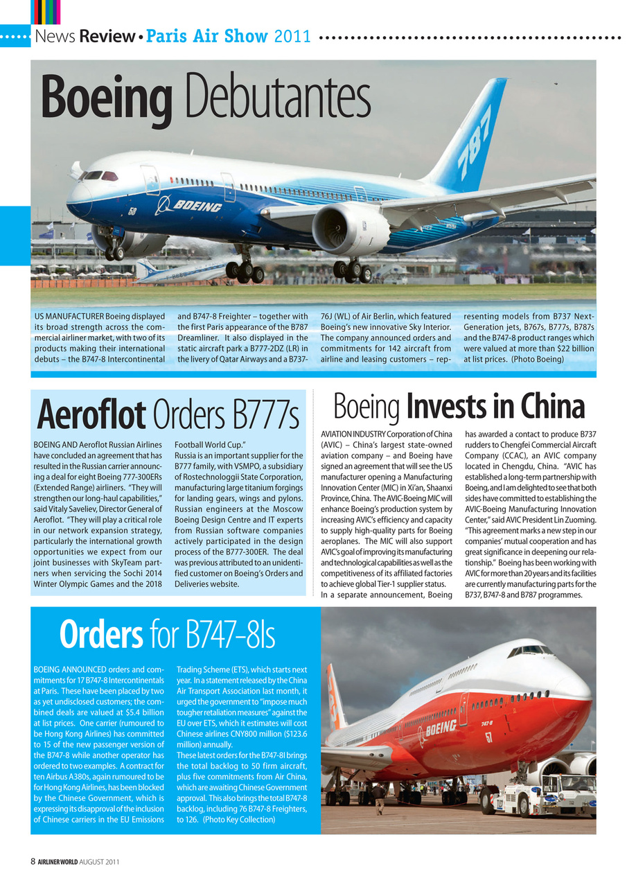 Airliner World Preview Pages