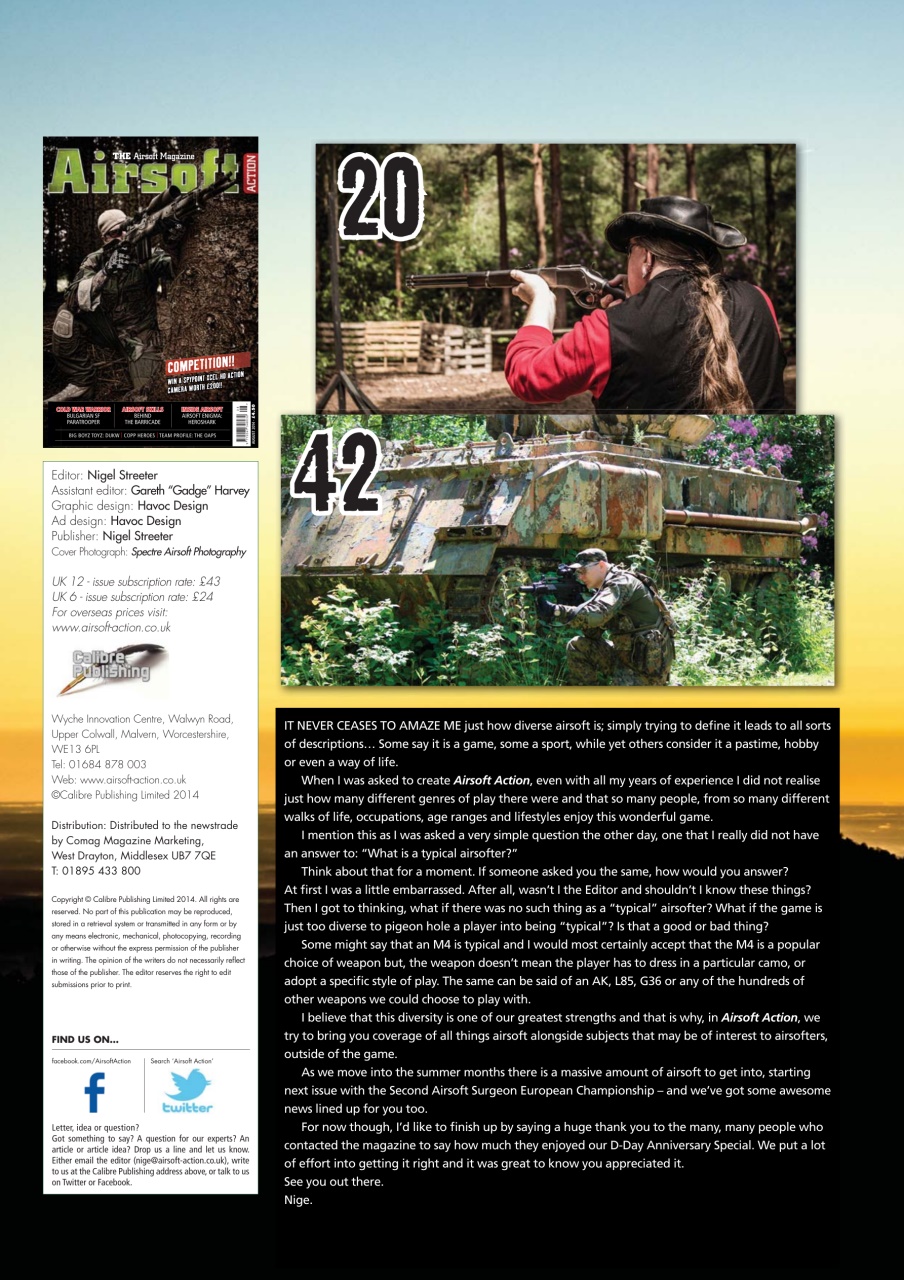 Airsoft Action Preview Pages