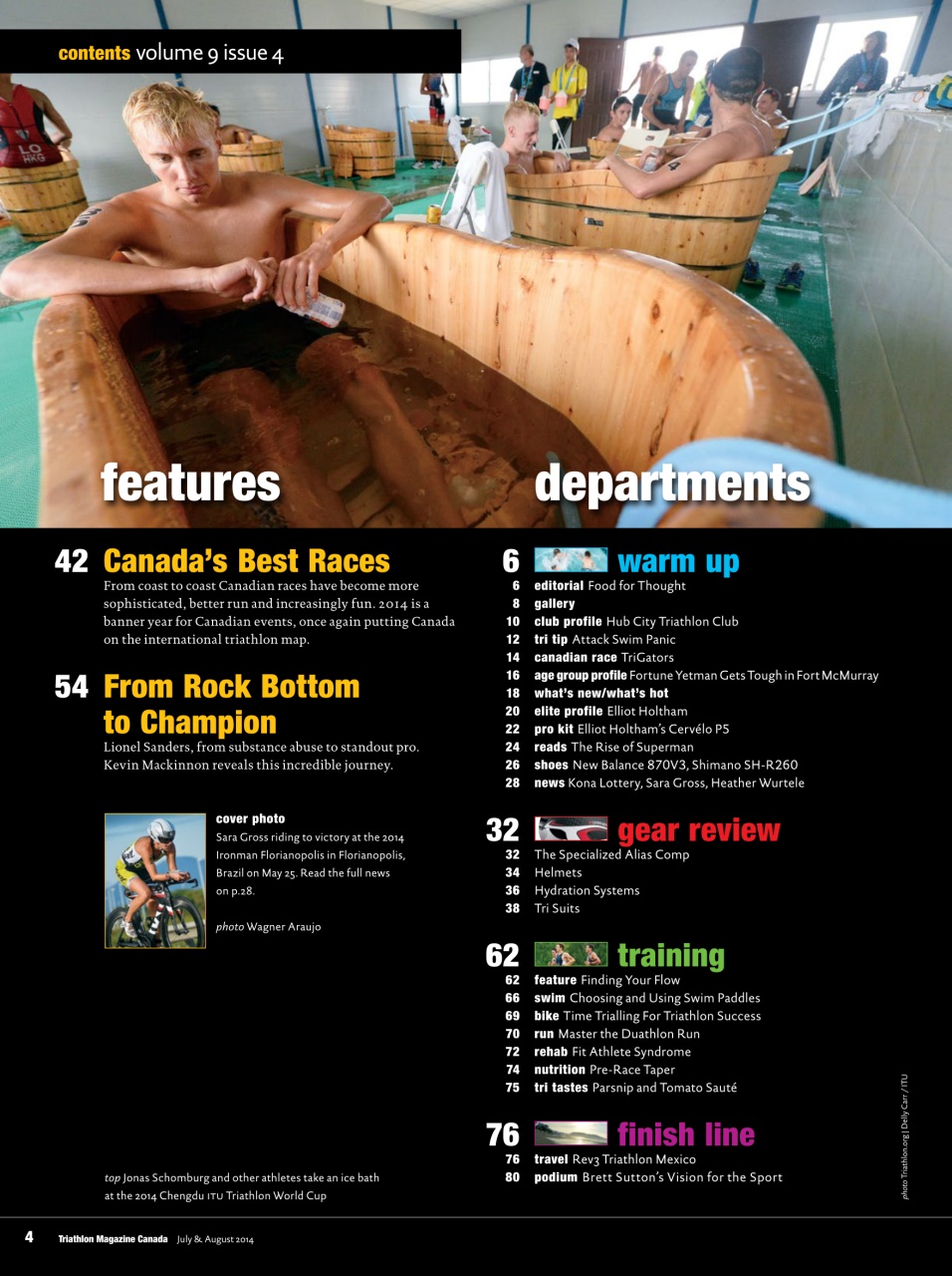 Triathlon Magazine Canada Preview Pages