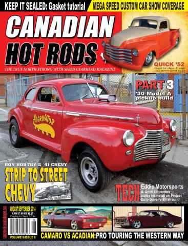 Canadian Hot Rods issue AUGSEPT 2014