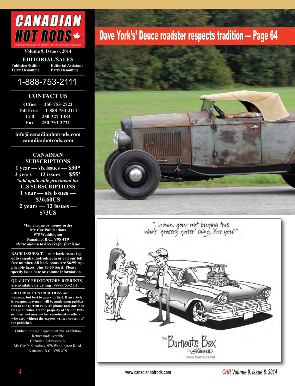 Canadian Hot Rods Preview Pages