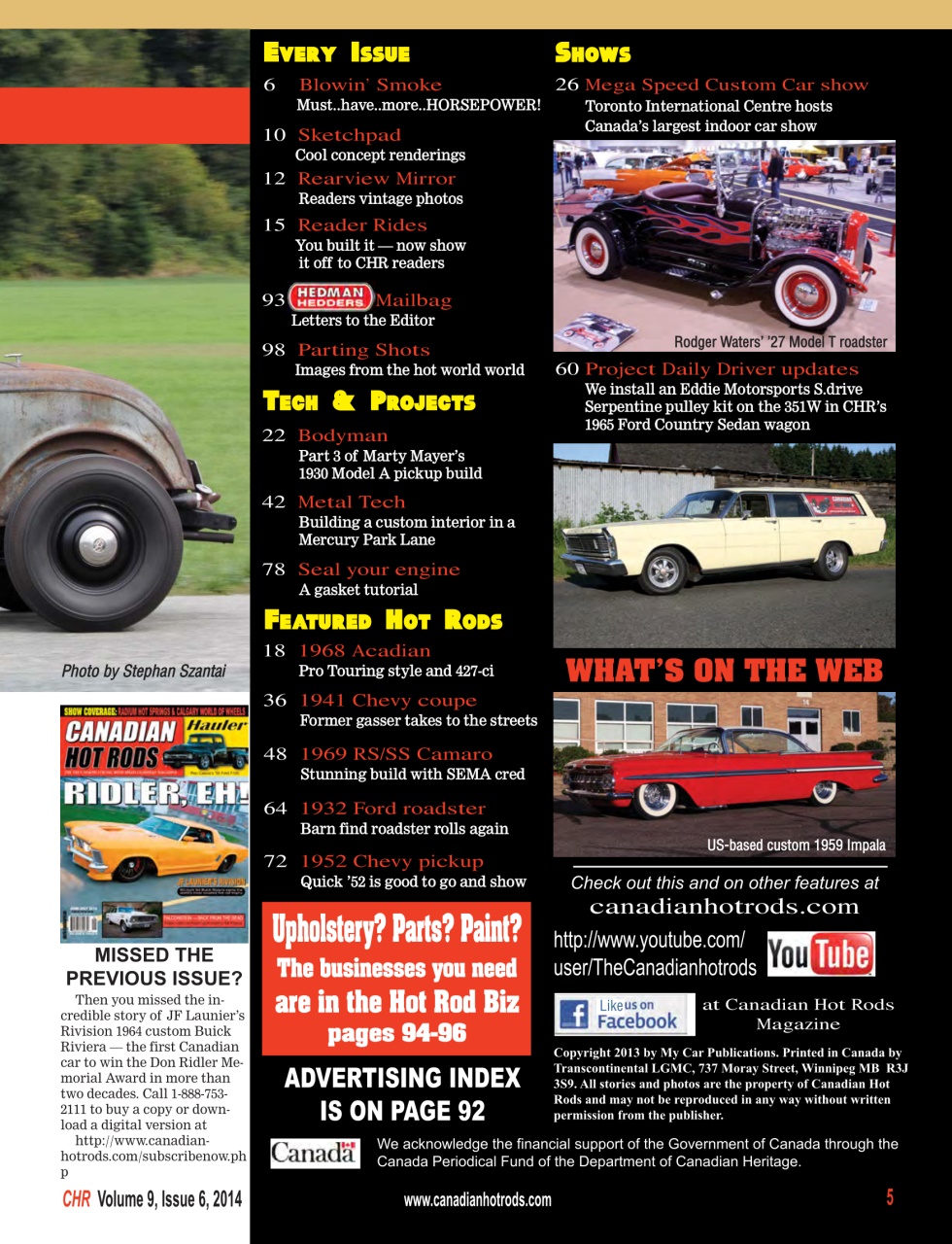 Canadian Hot Rods Preview Pages