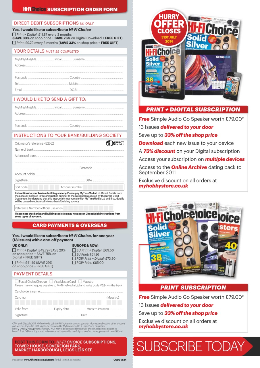 Hi-Fi Choice Preview Pages