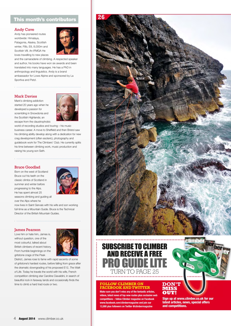 Climber Preview Pages