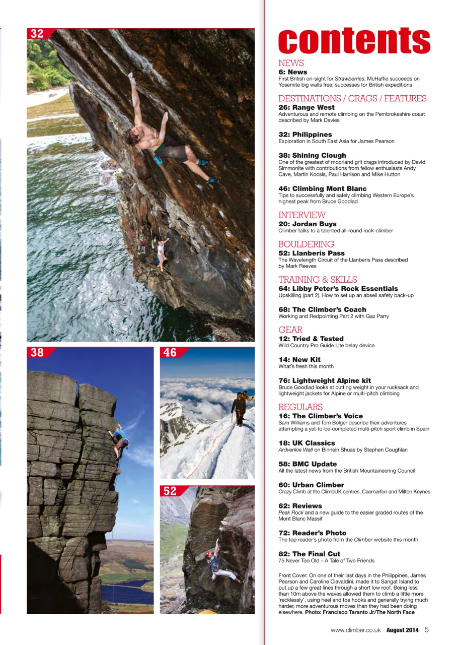 Climber Preview Pages