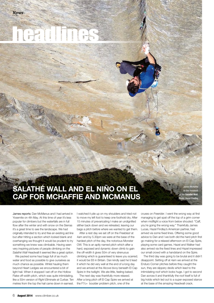 Climber Preview Pages
