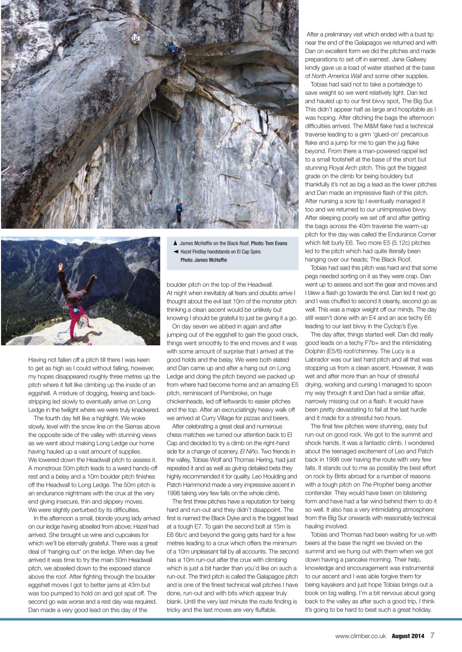 Climber Preview Pages
