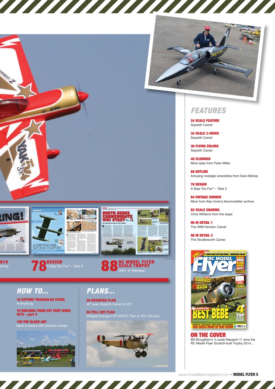 Radio Control Model Flyer Preview Pages