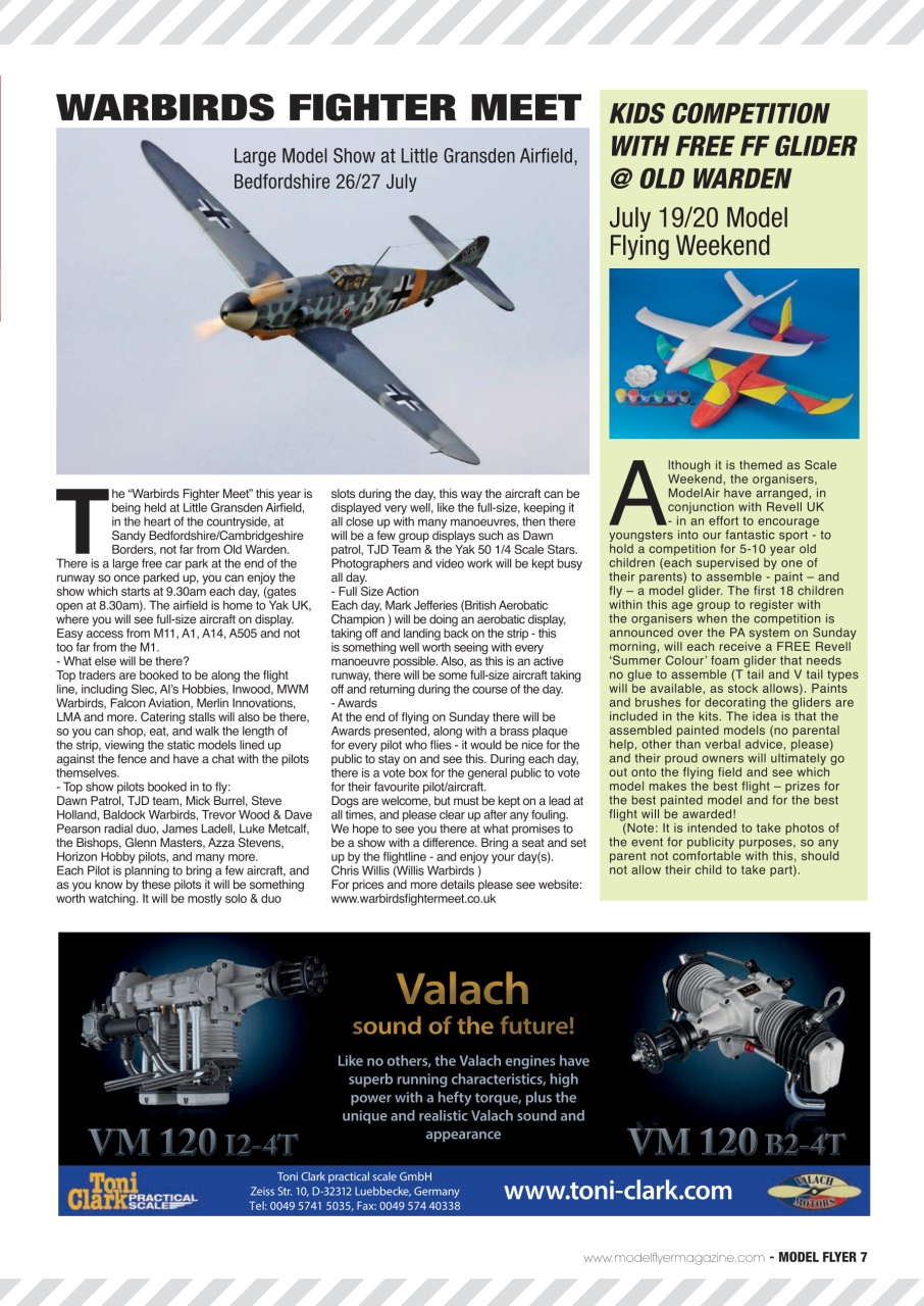 Radio Control Model Flyer Preview Pages