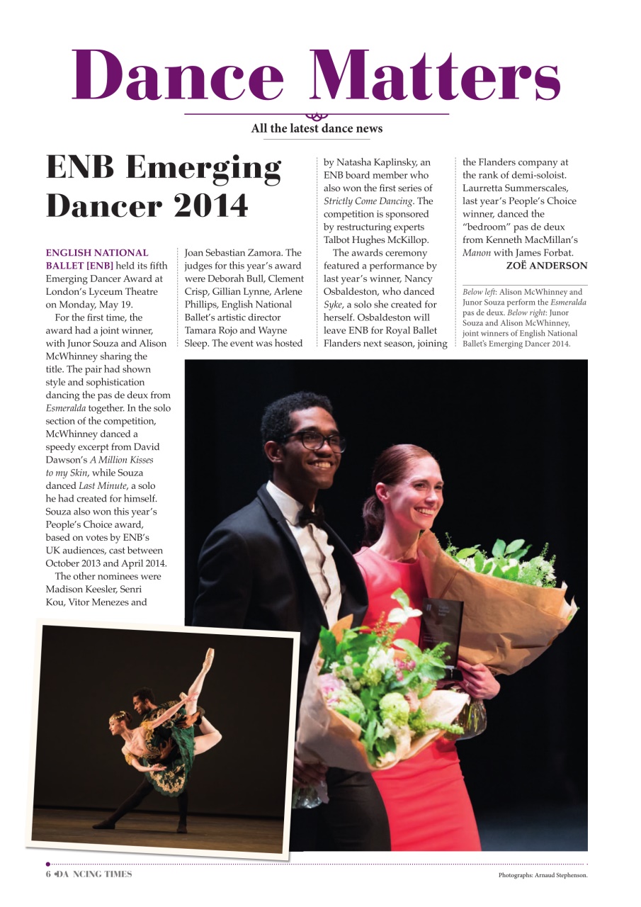 Dancing Times Preview Pages