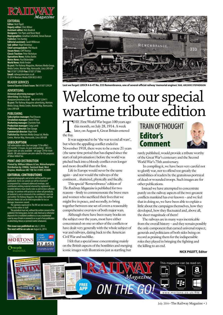 Railway Magazine Preview Pages