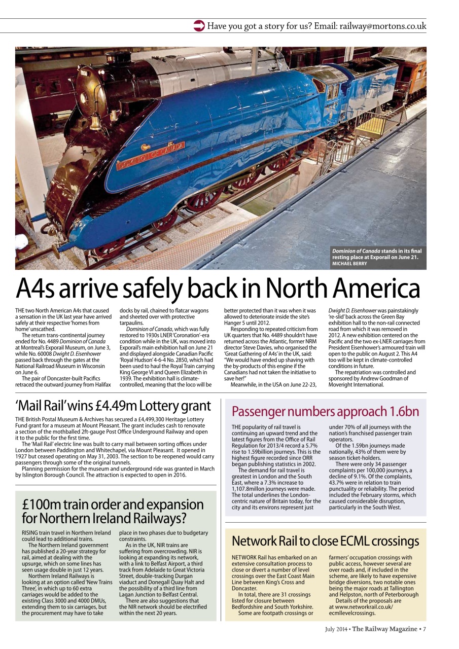 Railway Magazine Preview Pages