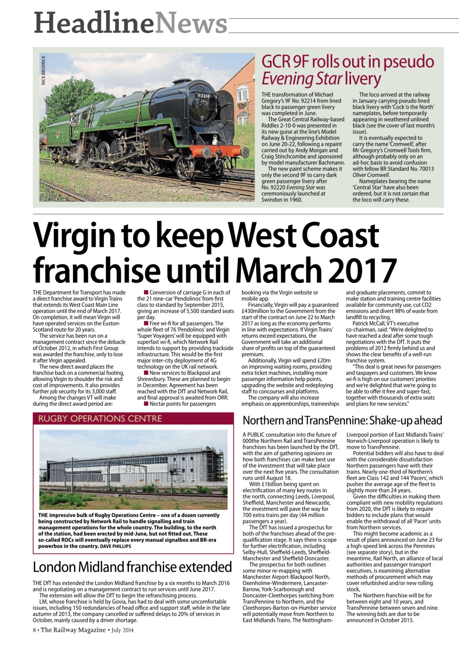 Railway Magazine Preview Pages