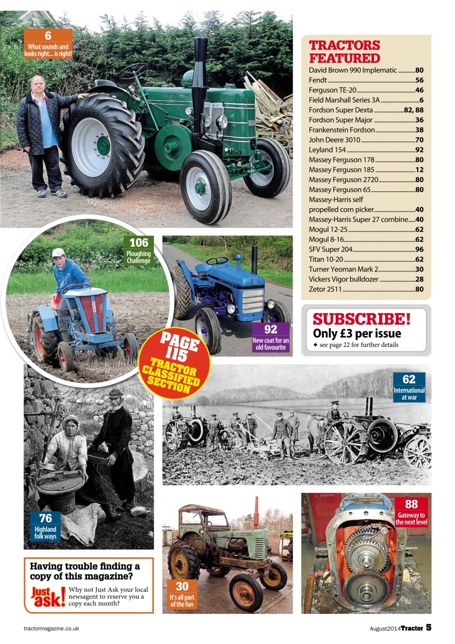 Tractor & Farming Heritage Magazine Preview Pages