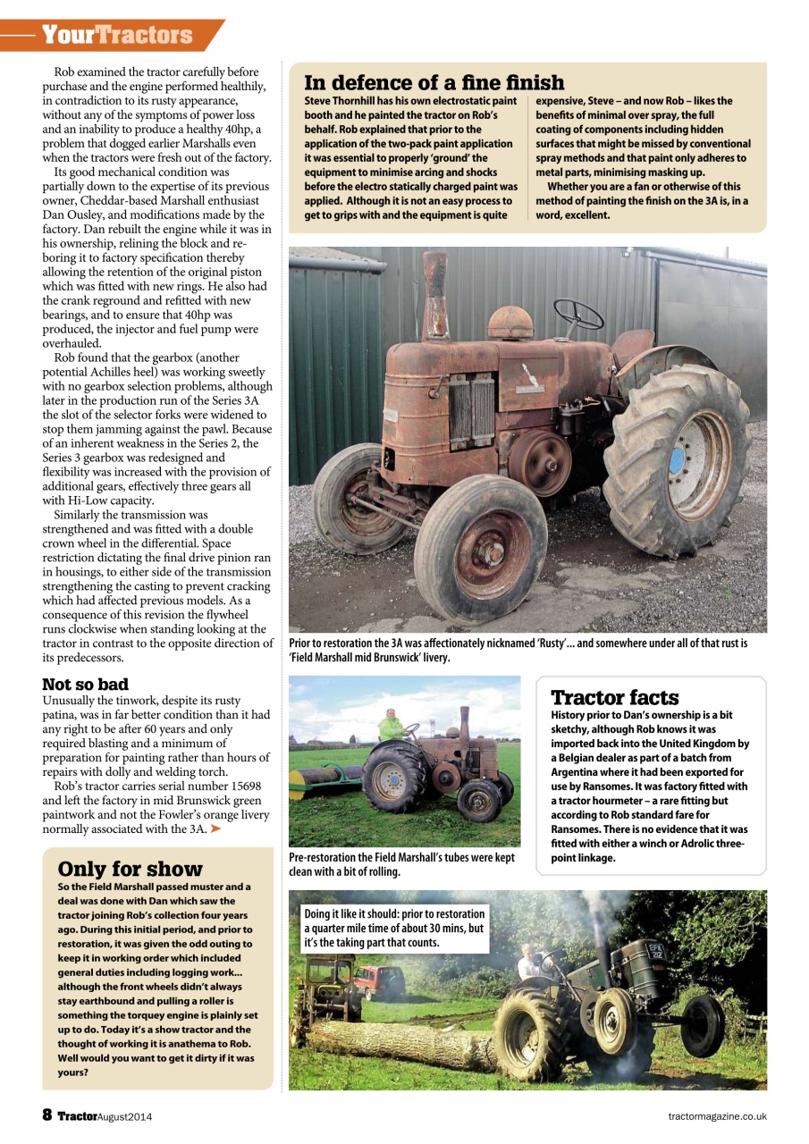 Tractor & Farming Heritage Magazine Preview Pages