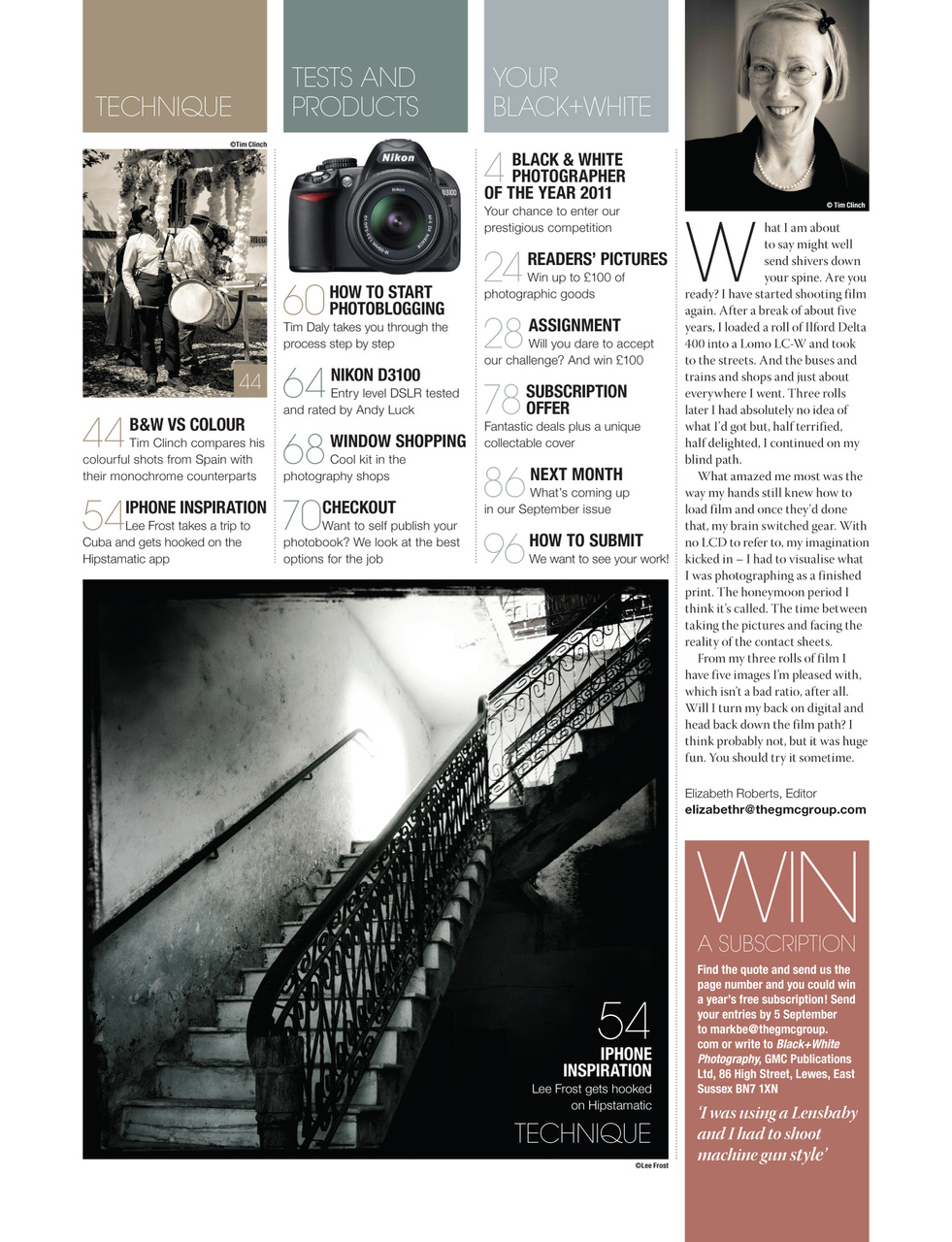 Black+White Photography Preview Pages