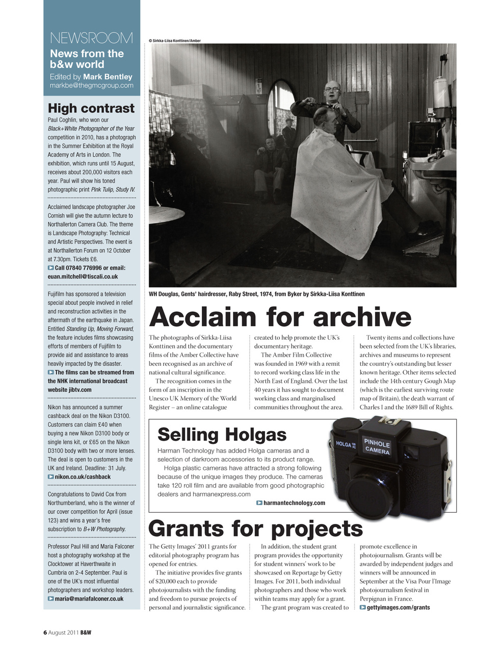 Black+White Photography Preview Pages