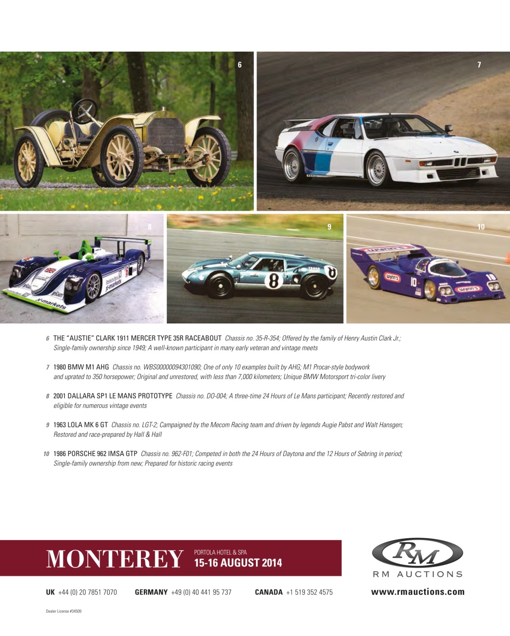 Motor Sport Magazine Preview Pages
