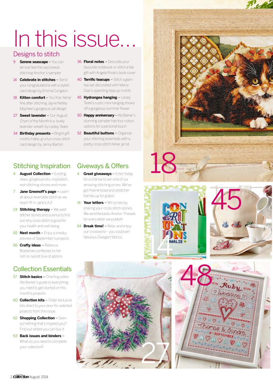 Cross Stitch Collection Preview Pages