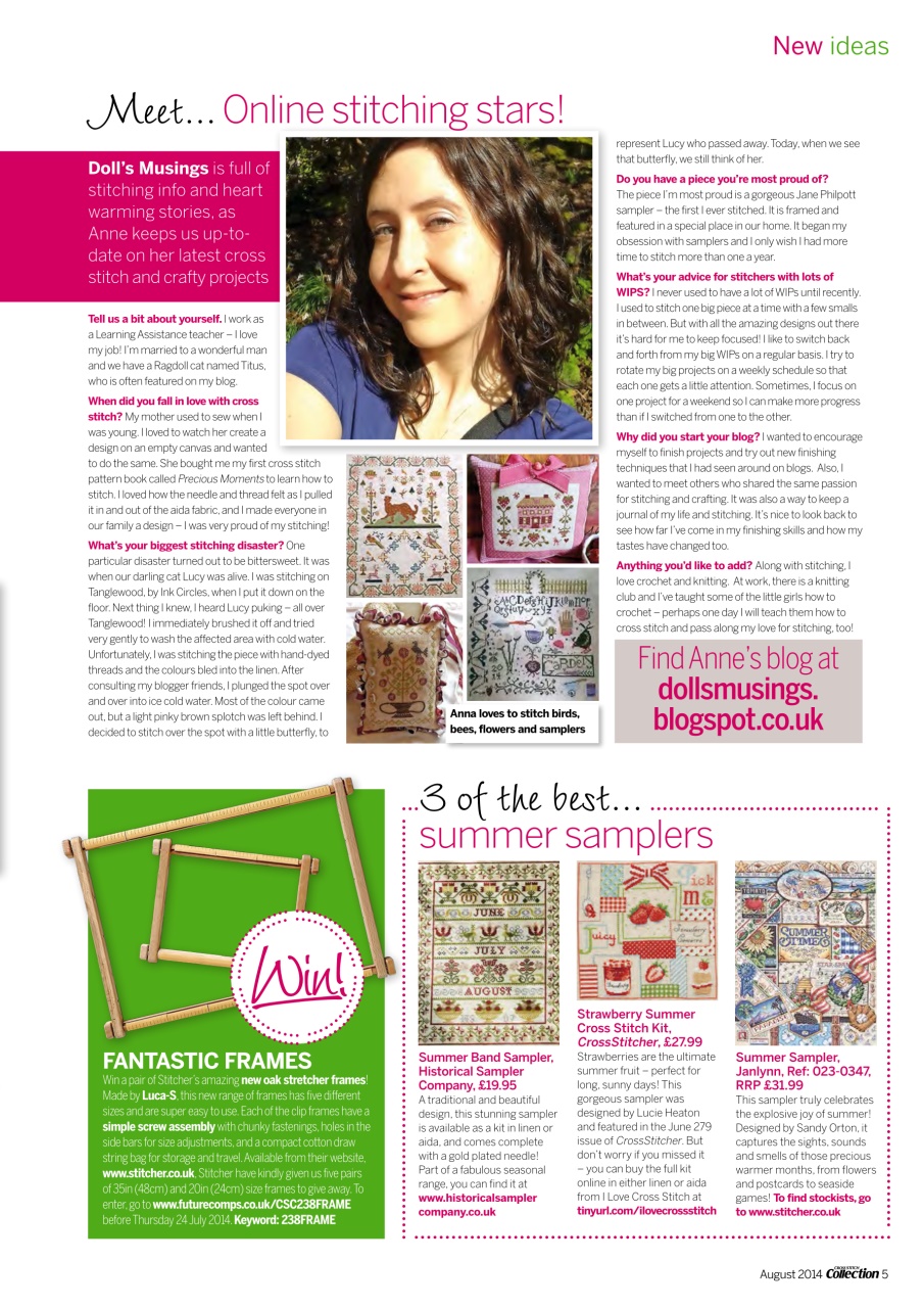 Cross Stitch Collection Preview Pages