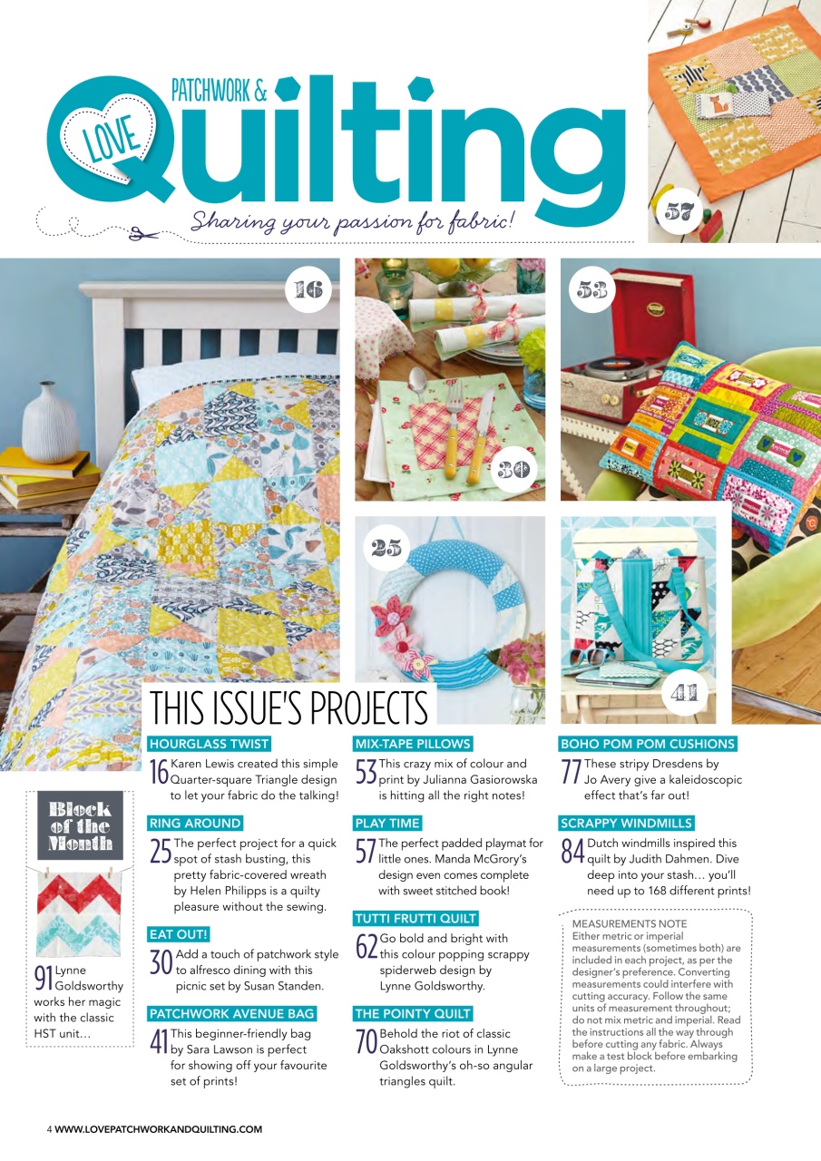 Love Patchwork & Quilting Preview Pages