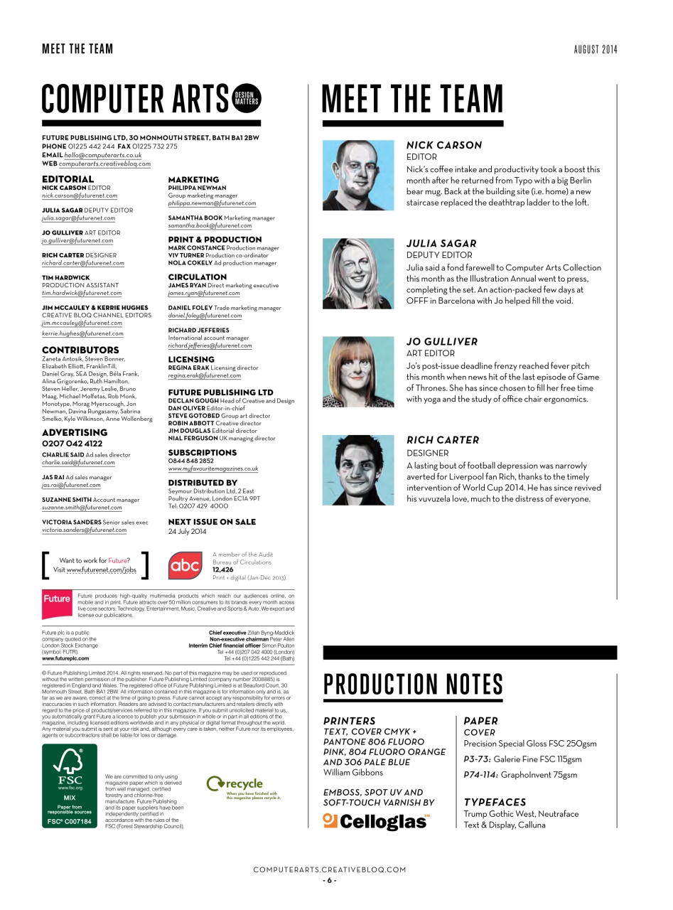 Computer Arts Preview Pages