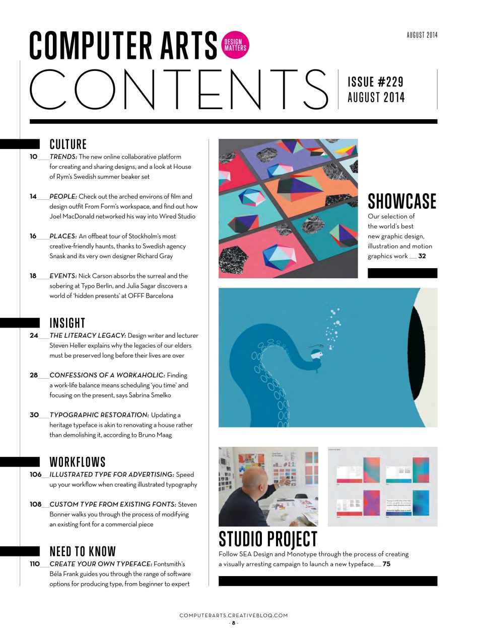 Computer Arts Preview Pages