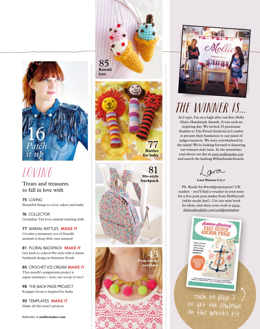 Mollie magazine Preview Pages