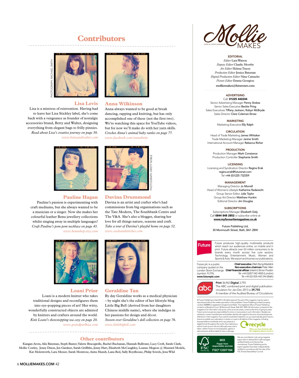 Mollie magazine Preview Pages