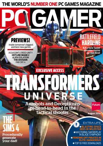 PC Gamer (UK Edition) issue August 2014
