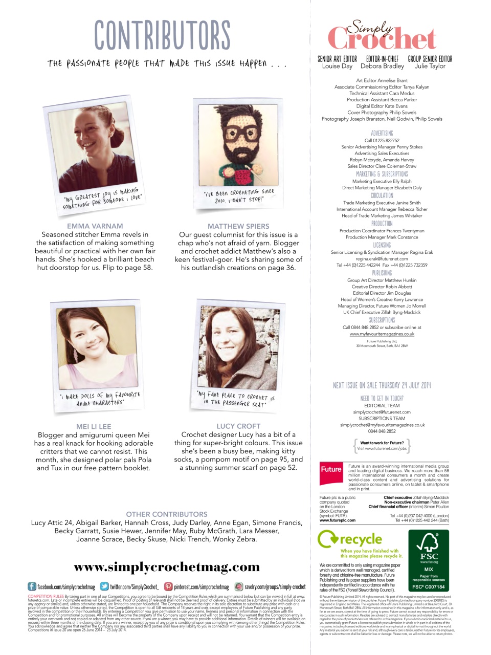 Simply Crochet Preview Pages