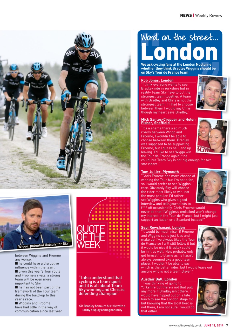 Cycling Weekly Preview Pages