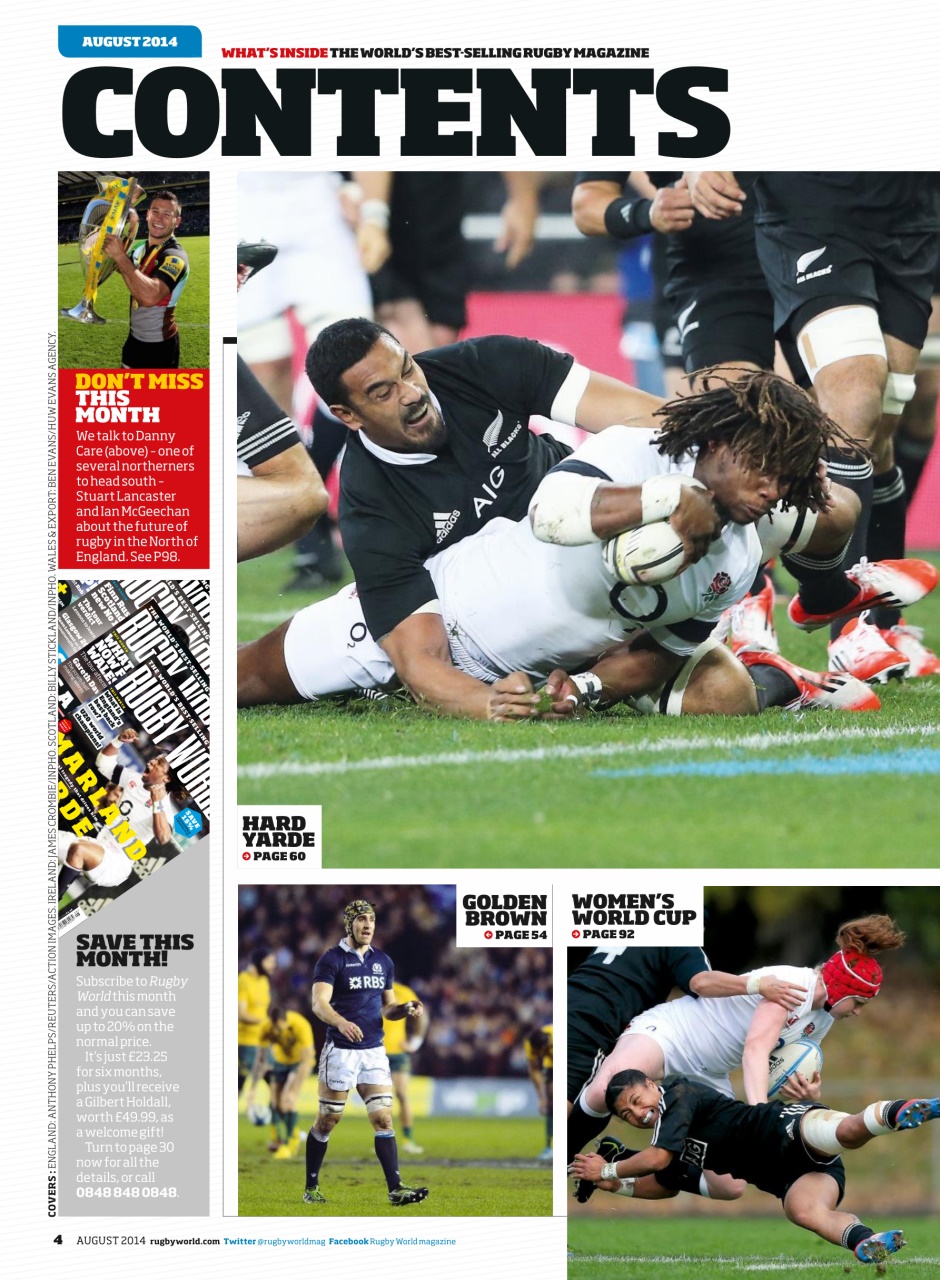 Rugby World Preview Pages