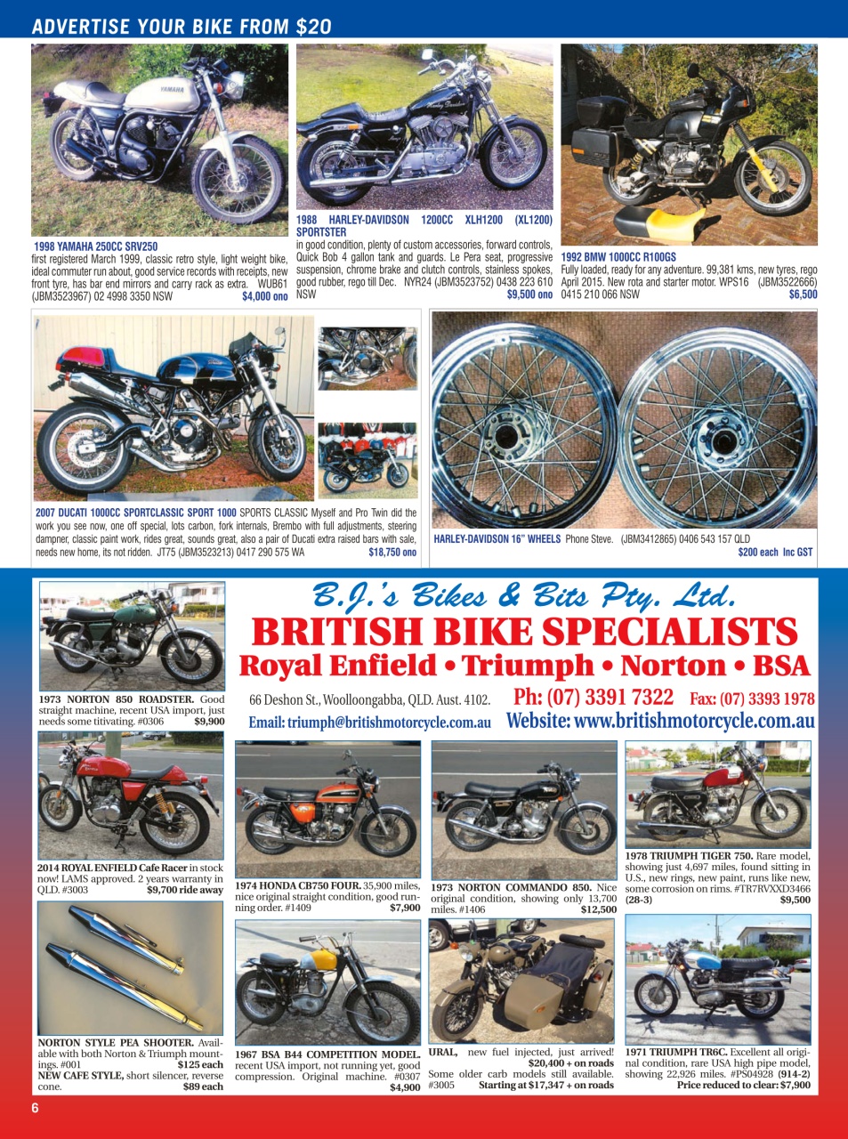 JUST BIKES Preview Pages