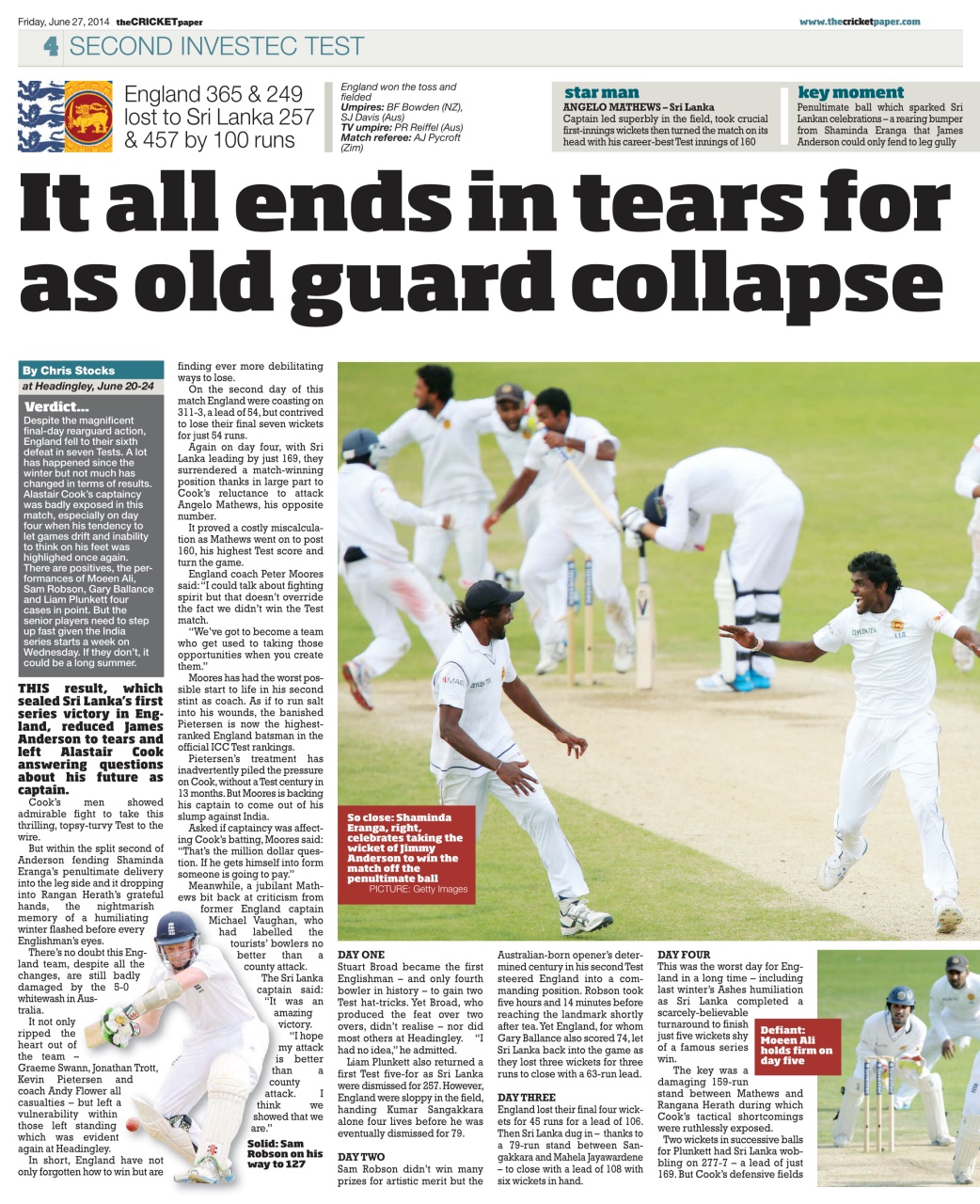 The Cricket Paper Preview Pages