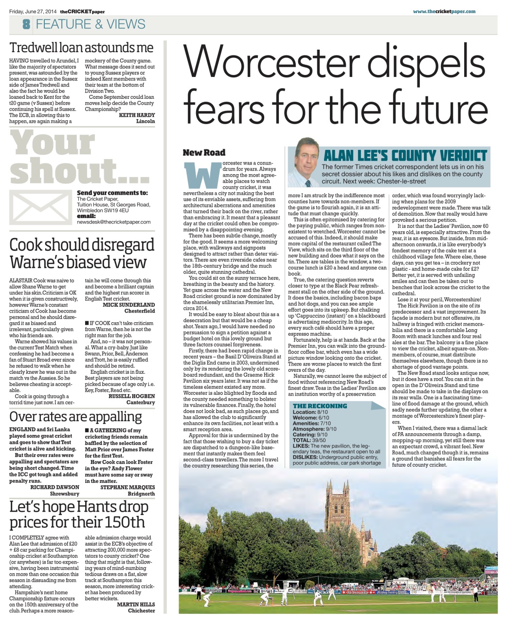 The Cricket Paper Preview Pages
