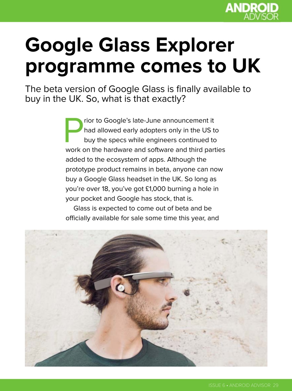 Android Advisor Preview Pages