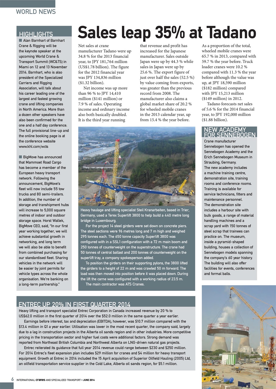 Int. Cranes and Specialized Transp Preview Pages