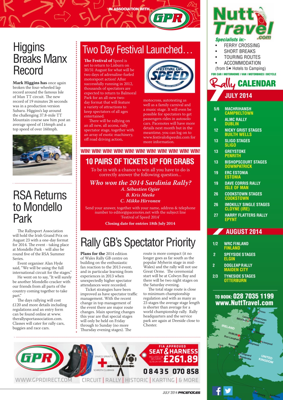Pacenotes Rally magazine Preview Pages
