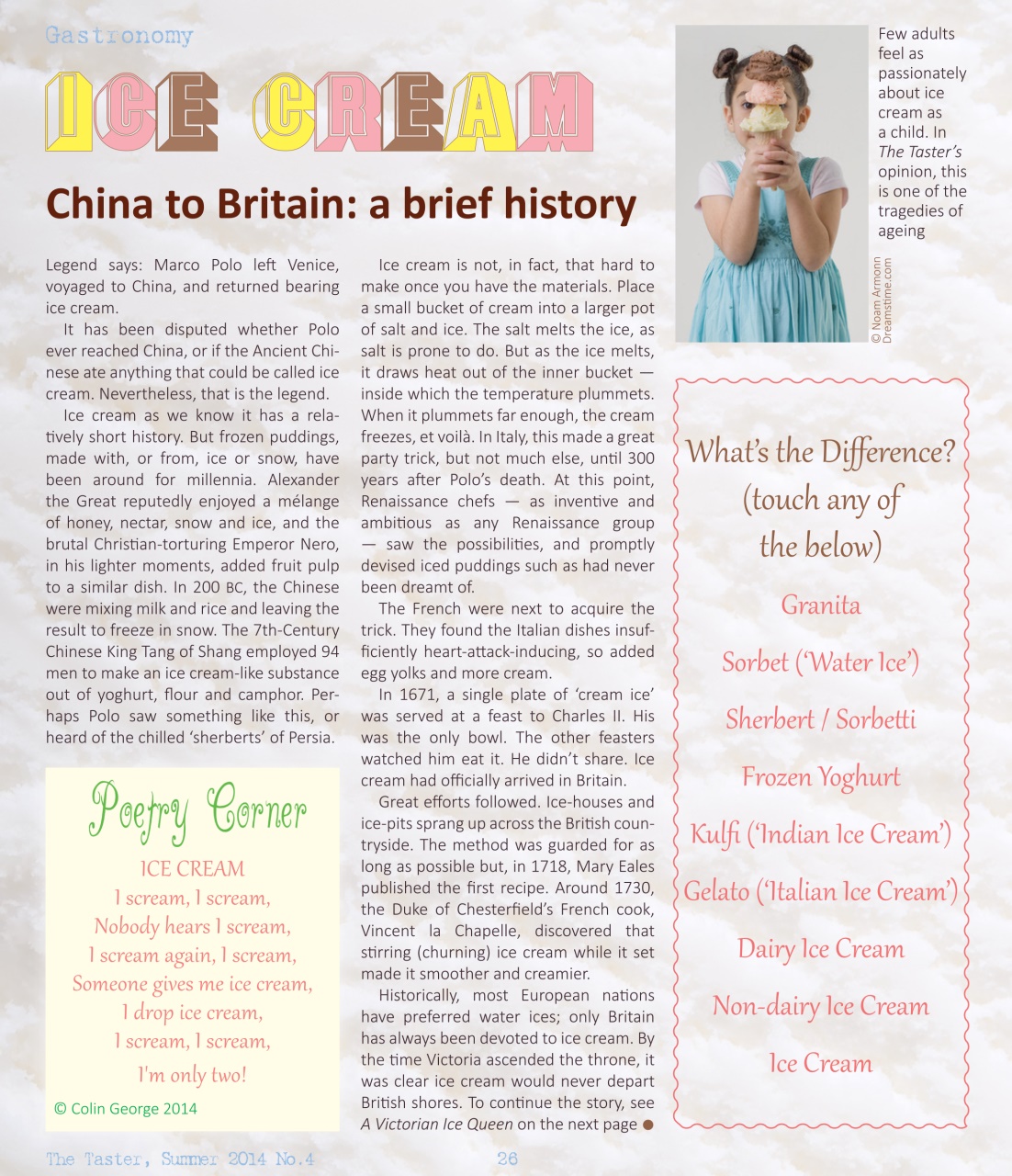 The Taster Magazine Preview Pages