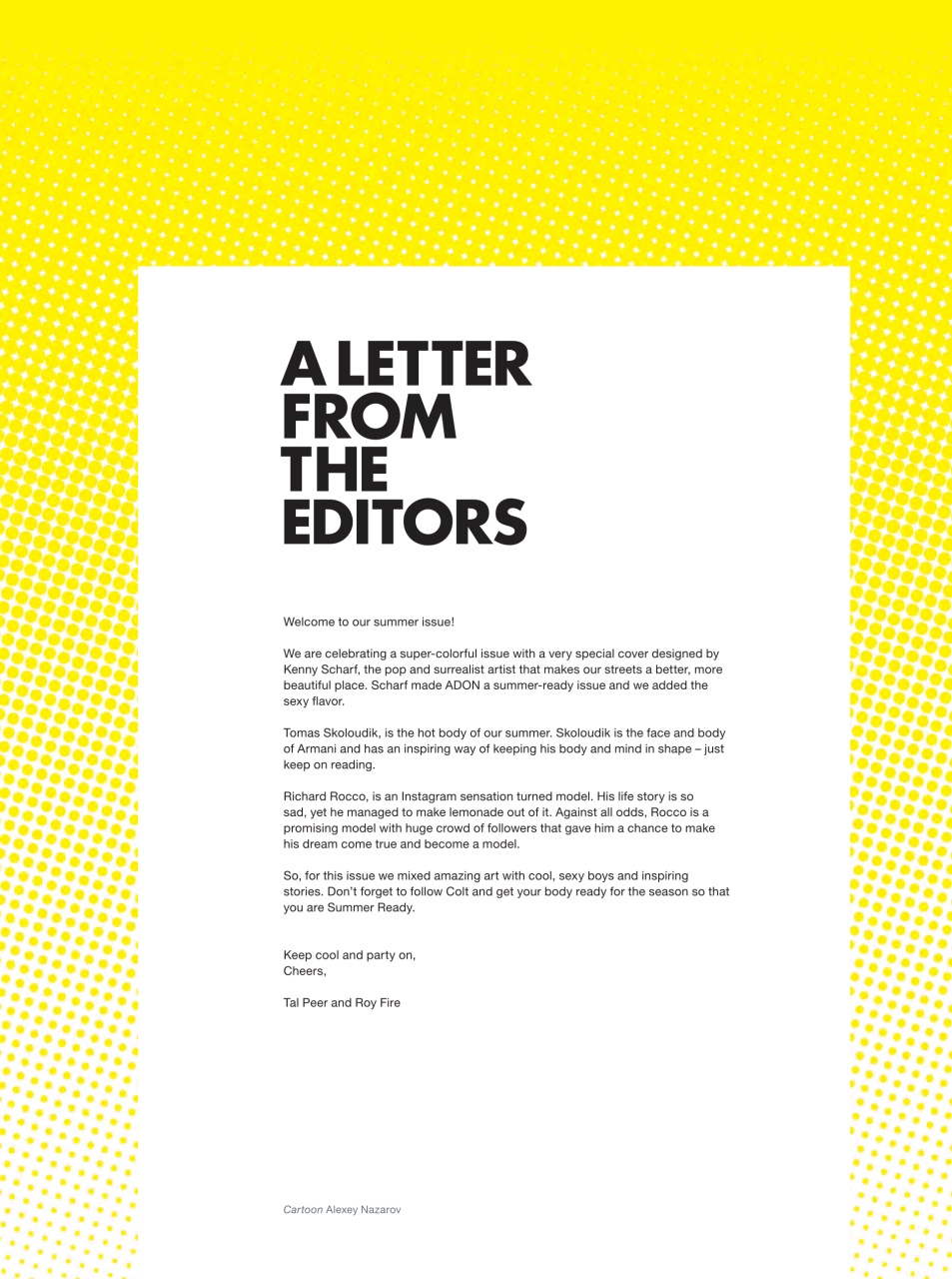 Adon Magazine Preview Pages