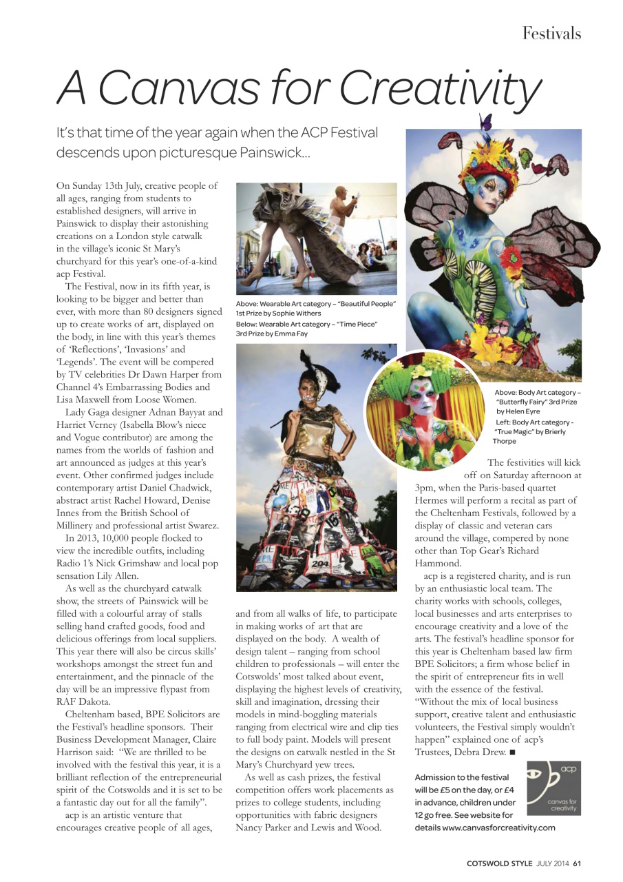 Cotswold Style Preview Pages