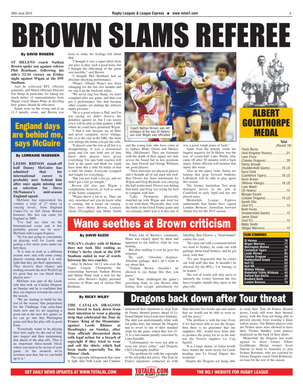 League Express Preview Pages